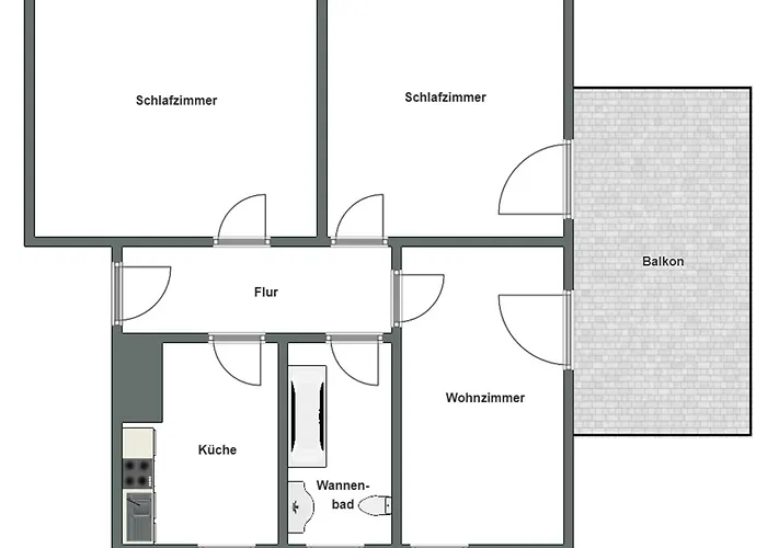 아파트 Haus Am Roeblinsee - In Fürstenberg-Havel